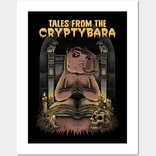 Capybara Tales - Classic Horror Fun Pet Posters and Art